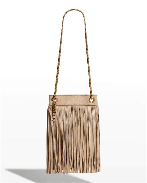 ysl fringe bucket bag|HOBOS AND BUCKETS .